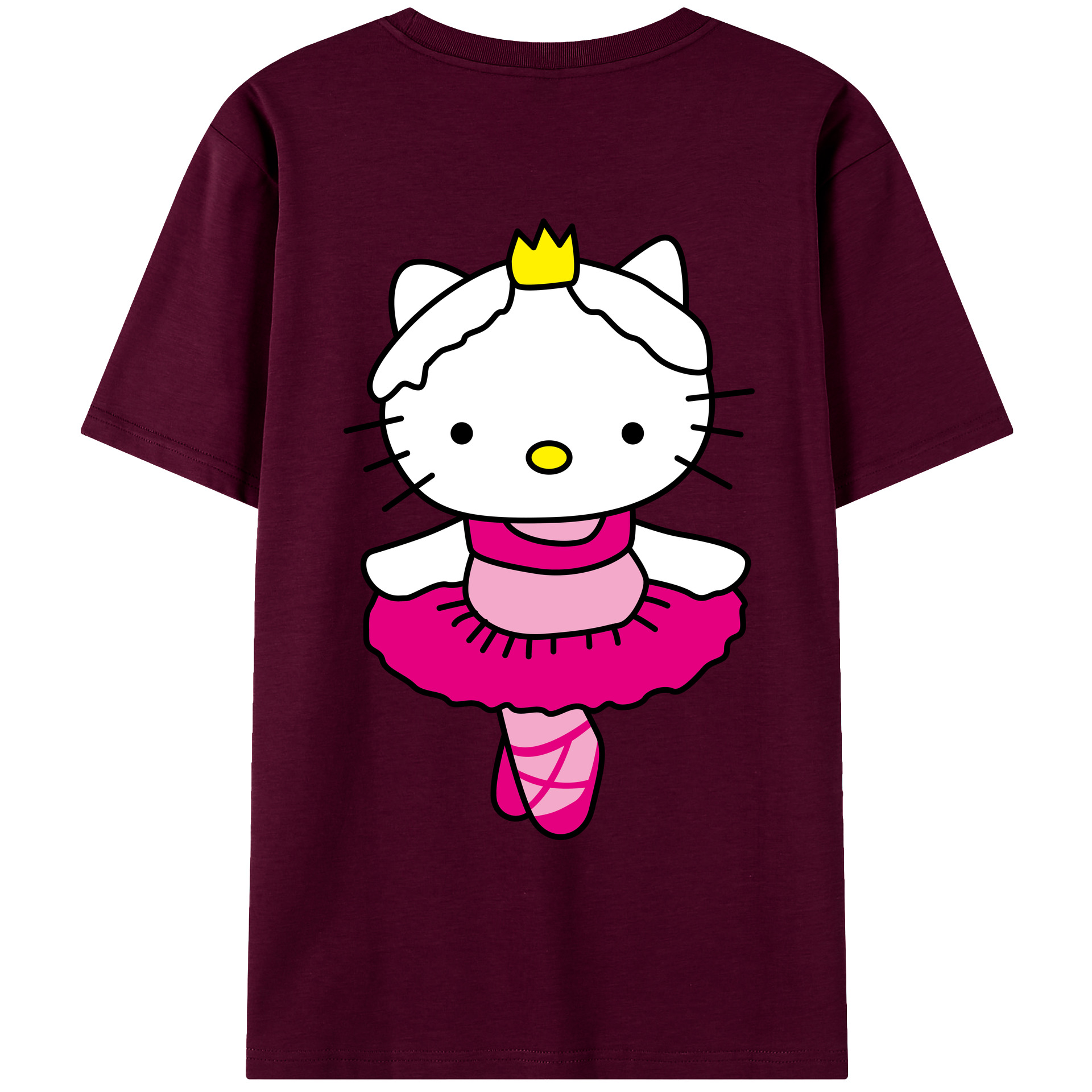 （画像用） Hello Kitty ハローキティ レディース半袖Tシャツ(バックプリント)